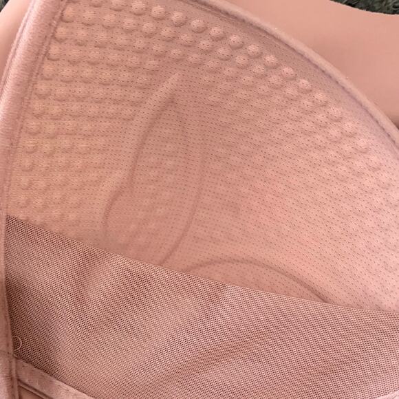 Women's Front Snap Bra 42/95 Pink Padded Comfort Seamless Front Closure Blush - Picture 5 of 7